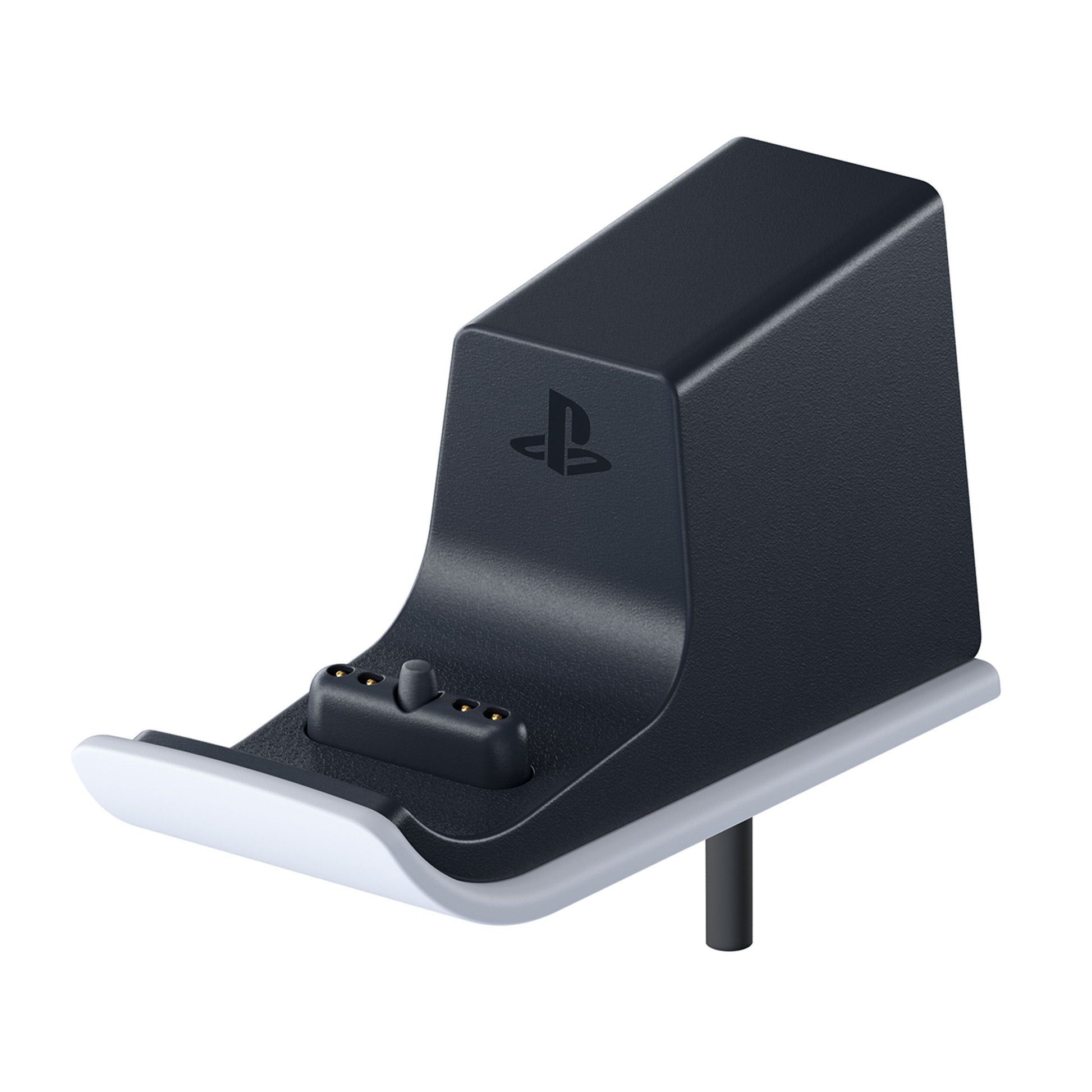 Sony PlayStation PULSE Elite trådløst headset sort, passer til PlayStation controller opladerdock, logo synligt.