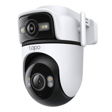 TP-Link Tapo C545D udendørs overvågningskamera med dobbelte linser, 2K opløsning, IP66 og wifi.