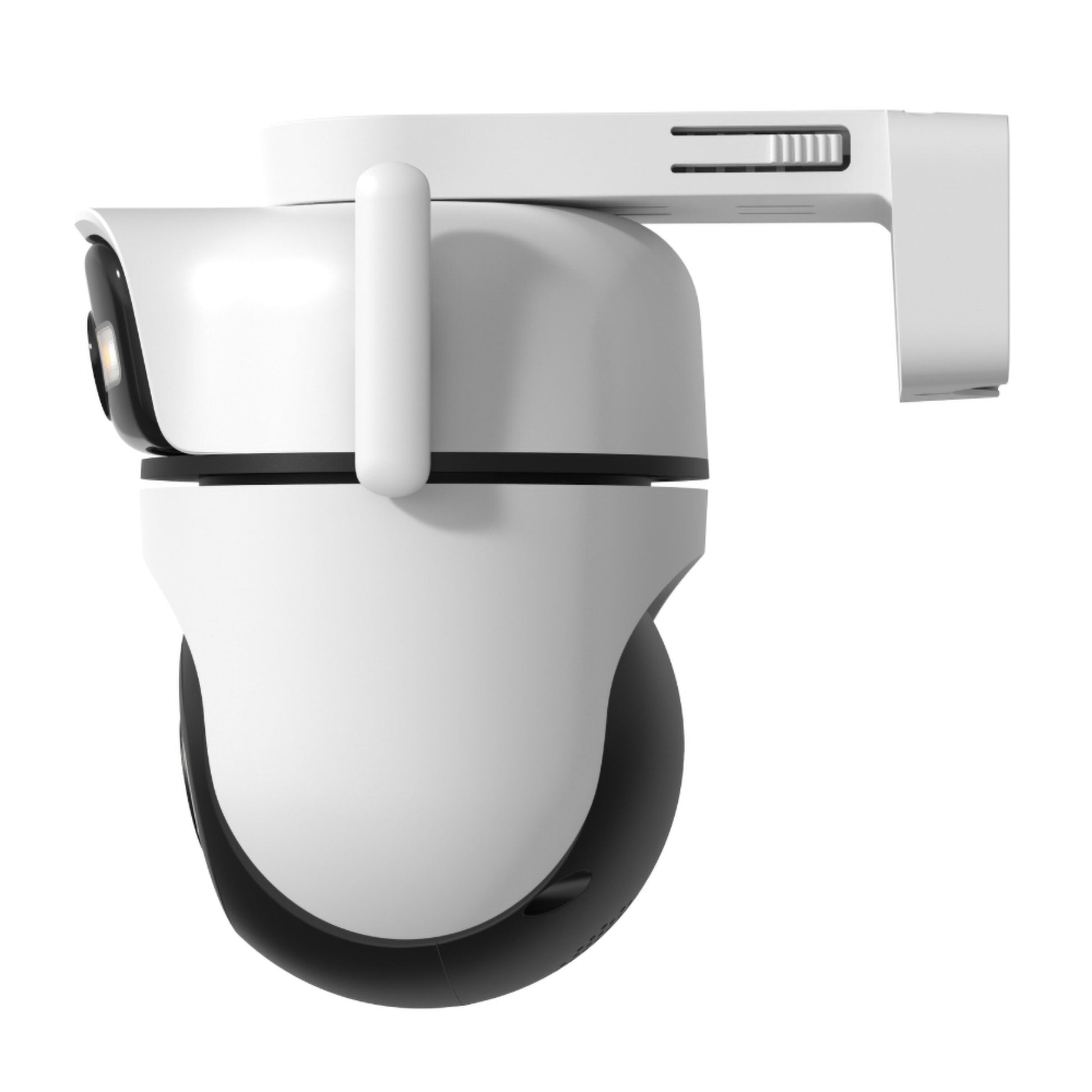 TP-Link Tapo C545D overvågningskamera, dobbelte linser, roterende dome, justerbar arm, vægbeslag, IP66, wifi, 2K.