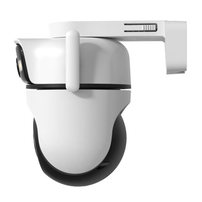 TP-Link Tapo C545D overvågningskamera, dobbelte linser, roterende dome, justerbar arm, vægbeslag, IP66, wifi, 2K.
