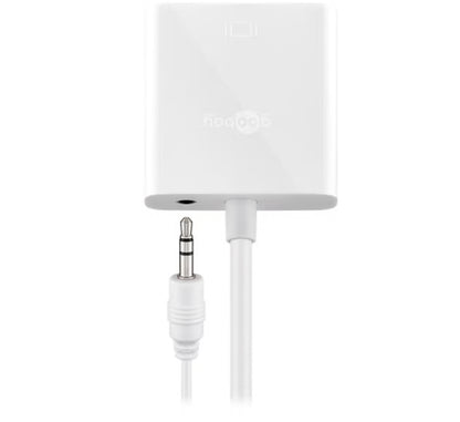 Goobay HDMI til VGA-adapter, 1080p@60Hz, Hvid