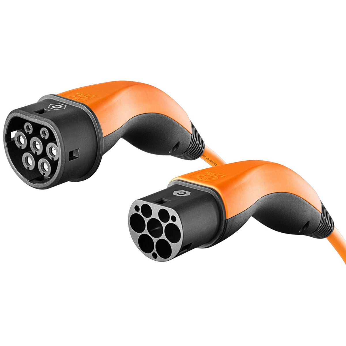 LAPP Type 2 ladekabel, 22 kW, 7 m, Orange