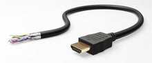 Goobay HDMI kabel 4K/60Hz 3m sort med guldbelagte stik, synlige farvede ledninger og folieskærm, understøtter eARC.
