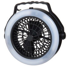 Campinglampe med ventilator, 65 lumen
