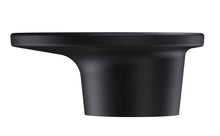 Zaptec Go Chill kabelholder sort med bred flad top og udvidet base til kabelstyring ved elbil ladestation.