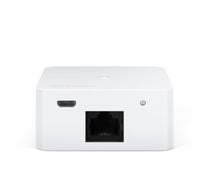 Zaptec Go Sense HAN RJ45 hvid enhed med mikro USB-port, Ethernet-port og LED-indikator foran.