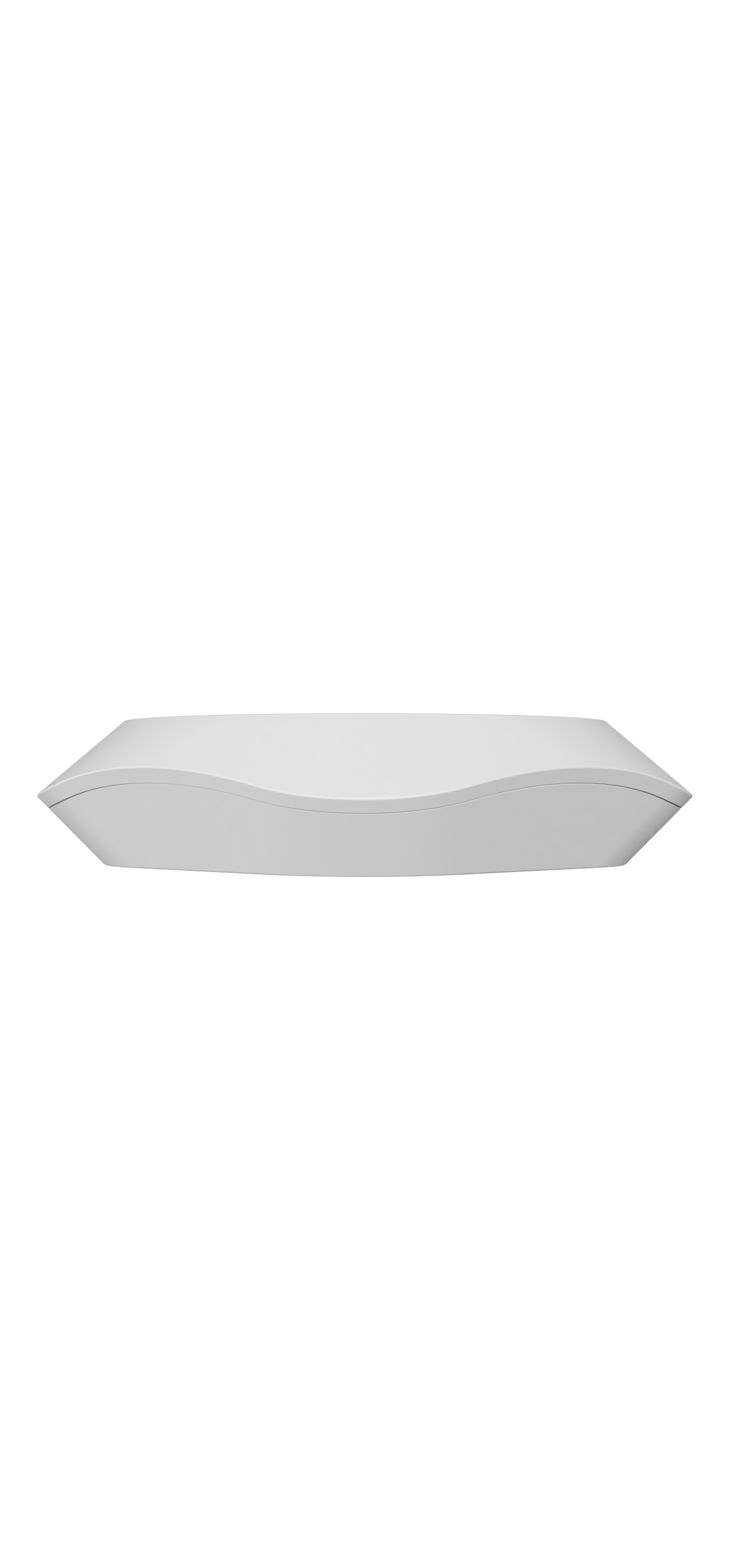 Easee Equalizer Basic RJ45 smart enhed til elbilopladning, hvid med rektangulære, afrundede detaljer.
