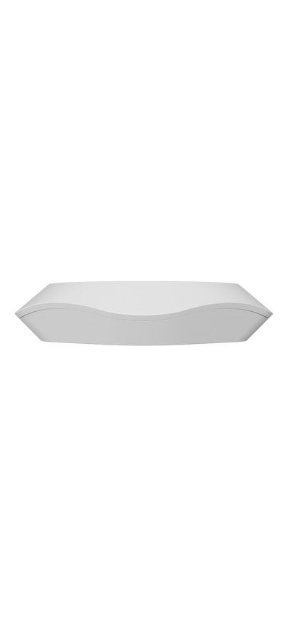 Easee Equalizer Basic RJ45 smart enhed til elbilopladning, hvid med rektangulære, afrundede detaljer.