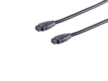 2 slags Firewire 800-kabler 9-pin til 9-pin han-stik, rektangulære, længde 1 meter.