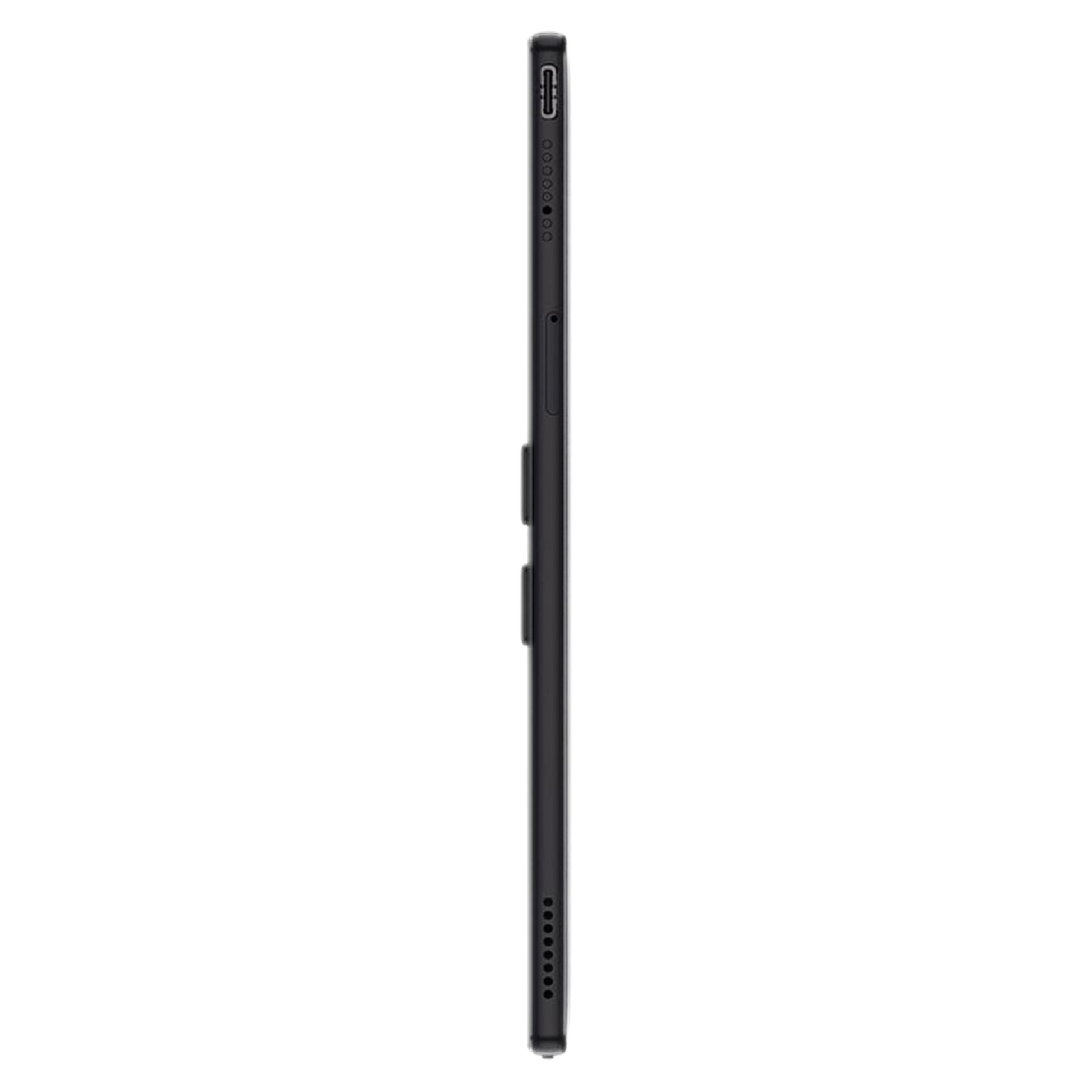 Onyx BOOX Go 7 sort 7-tommers E Ink Carta 1300 læsetablet med Android 13, volumen- og tænd/sluk-knapper, højtalerhuller, opladningsport.