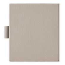 Boox Onyx magnetisk etui til Go 7-serien beige, set oppefra med tekstureret vegansk læder og penneholder venstre side.