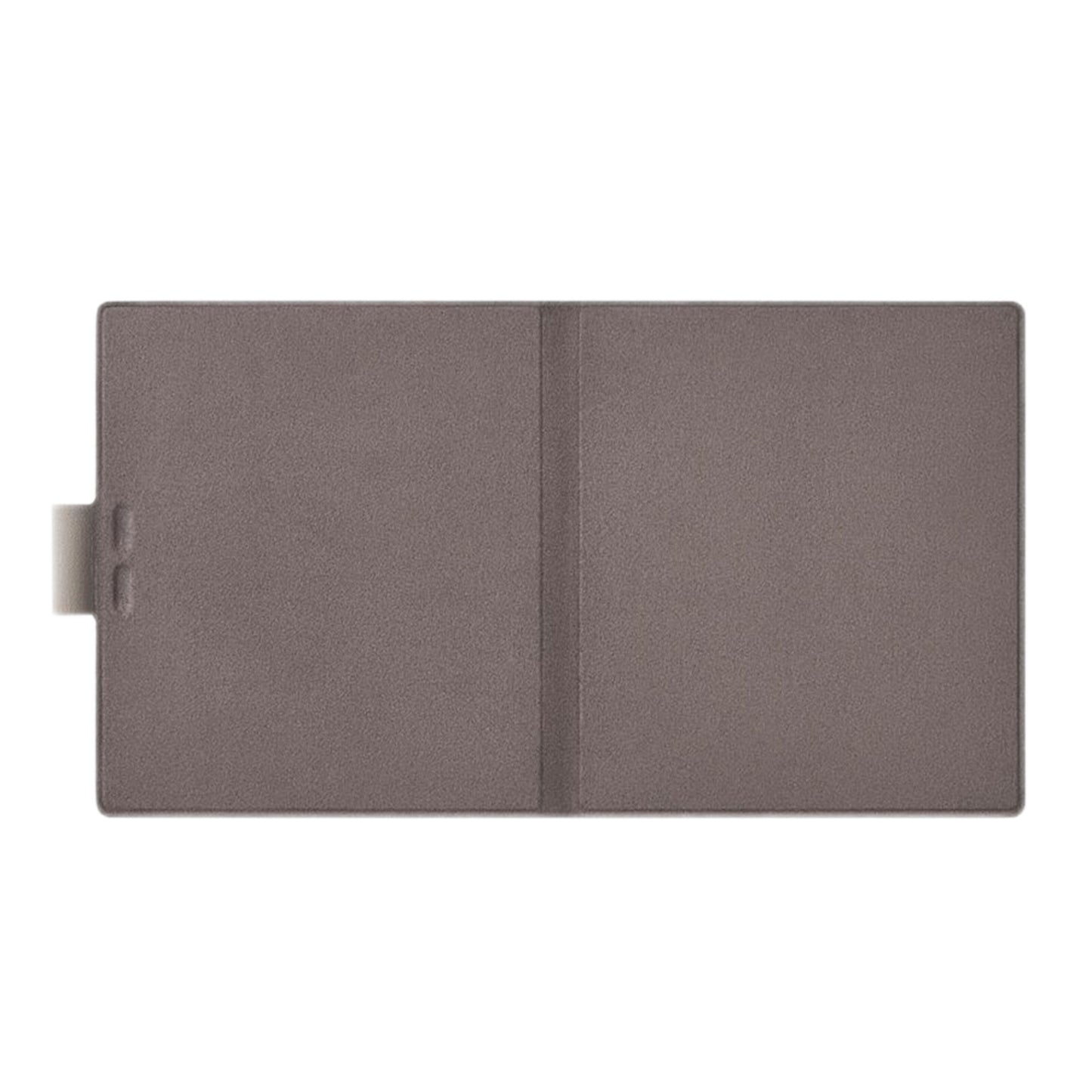 Boox Onyx Magnetisk etui til Go 7-serien, beige, rektangulær, tekstureret overflade, central fold og venstre side-tab.