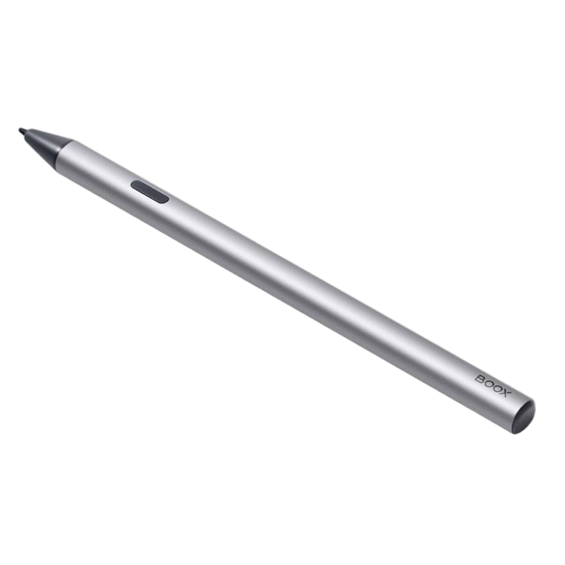 Onyx Boox InkSense Plus Stylus Sølv, sort spids, topknap, 4096 trykniveauer, BOOX-logo, passer til BOOX Go.