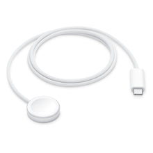 Apple Watch magnetisk hurtigopladningskabel 1 m USB-C vævet design og magnetisk pad.