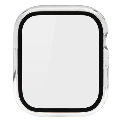 Apple Watch cover 45mm skærmbeskyttelse rektangulært hærdet glas sort ramme passer til Apple Watch 45mm.