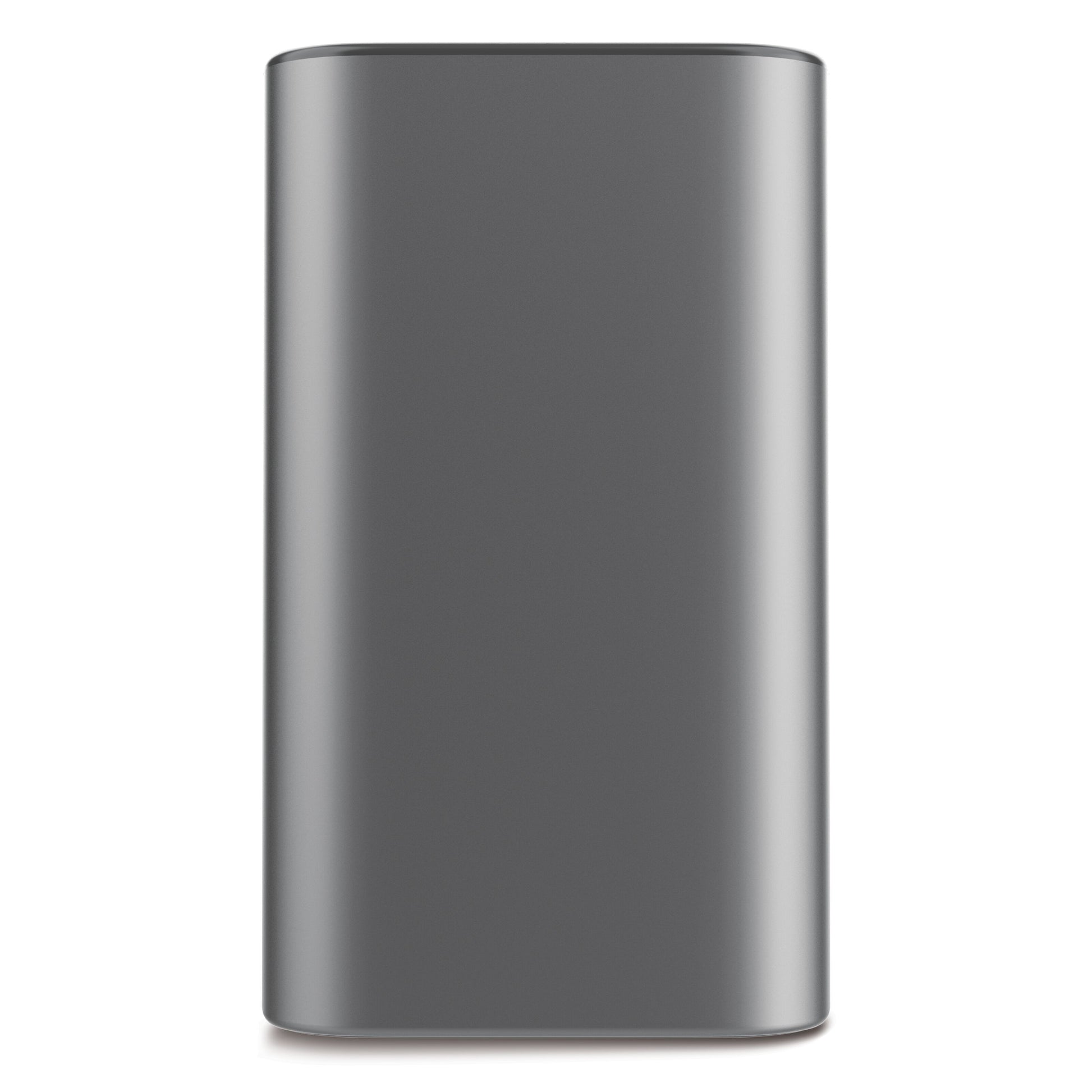 Linocell Premium Powerbank 30W 10000mAh grå med afrundede kanter og USB-C Power Delivery.