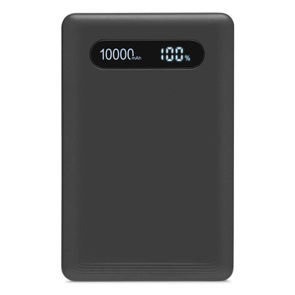 Linocell powerbank 10000 mAh 20 W med digitalt display for batteristatus og USB-C-port.