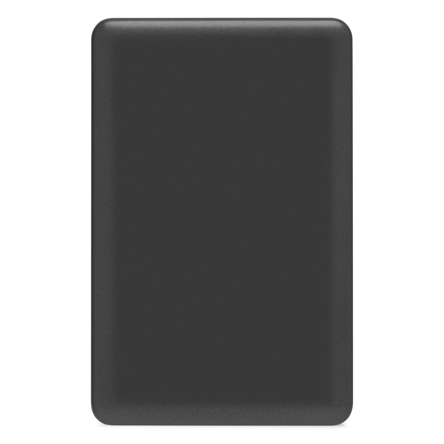 Powerbank 20W 10000mAh sort, slankt design med afrundede hjørner og USB-C port.