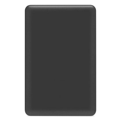 Powerbank 20W 10000mAh sort, slankt design med afrundede hjørner og USB-C port.