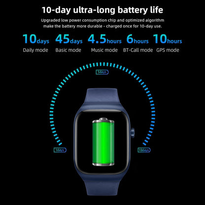 Mibro Se T2 smartwatch mørkeblå, AMOLED-skærm, batteri: 10 dage daglig, 45 dage basis, op til 10 timer GPS.