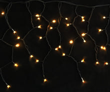 Dacore Istapkæde startsæt 230V 120 LED 250x75 cm, varm gul belysning, udendørs julelys.