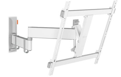 Vogels Comfort TVM 3445 sølv vægbeslag til TV 32-65", justerbart med dreje- og vippefunktion, udtrækkes fra vægplade.