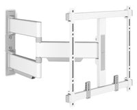 Vogel's ELITE Full-Motion+ ultratyndt vægbeslag til TV, 32-65", maks. 35 kg, Hvid