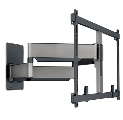 Vogels Elite TVM 5855 sort/sølv fuld-motion vægbeslag til 55-100" fladskærms-tv eller monitor, vist udtrukket fra væggen.