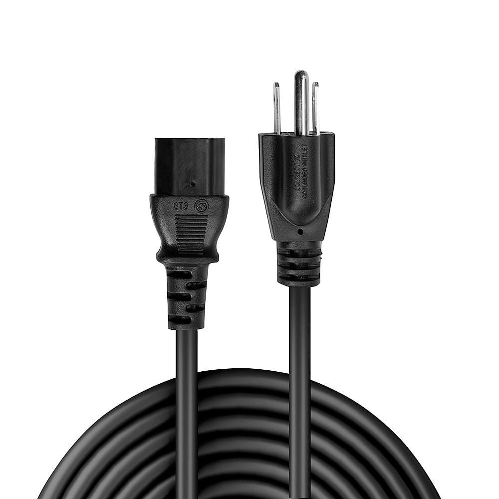Lindy US 3 Pin til IEC C13 strømkabel 2 m sort, US 3 Pin hun til C13 han stik.