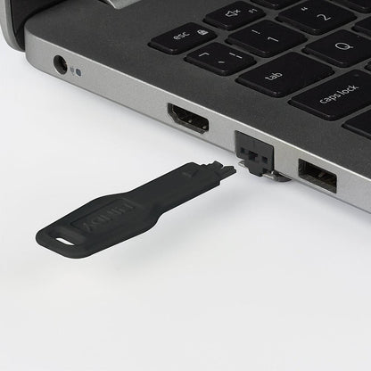 Lindy RJ45 Port Blocker Sort 10-pak, sort plast SIM-kort værktøj ved laptop SIM-slot og tastatur, fysisk adgangskontrol.