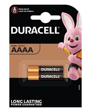 Duracell AAAA-batterier, 2-pak