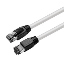 MicroConnect Cat8.1 S/FTP netværkskabel 0,25 m hvid LSZH med skærm og beskyttet stik til PoE++.