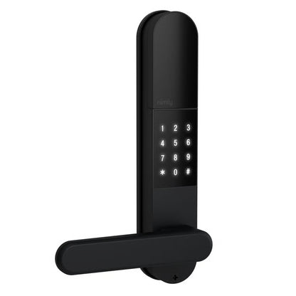 Nimly Touch Pro elektronisk dørlås med fingeraflæser, Ultimate Black