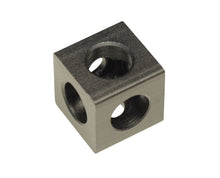 Ratrig hjørnebeslag til aluminiumprofil 3-vejs, metalterning med huller på tre sider, passer til 20x20 mm profiler.