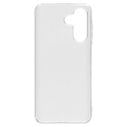 Second skin mobilcover til Samsung Galaxy A26 klar gennemsigtig med udskæringer til kamera og knapper.