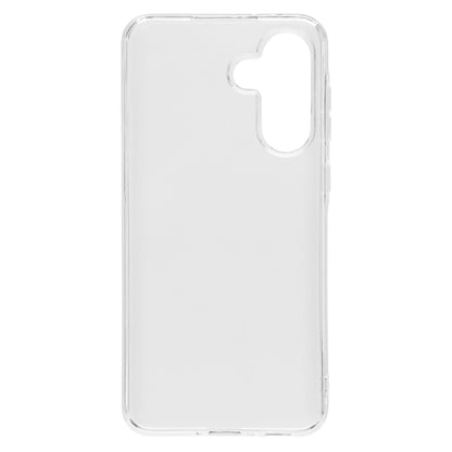 Linocell Second Skin mobilcover til Samsung Galaxy A56 klart transparent med udskæringer til kamera og knapper.