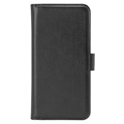 Sort læder mobilpung-cover til Samsung Galaxy A36 med magnetlukning.