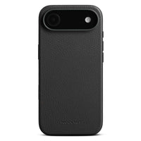 WOOLNUT læderetui til iPhone Air - Sort