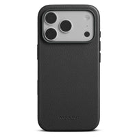 WOOLNUT læderetui til iPhone 17 Pro - Sort