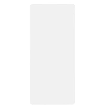Skærmbeskyttelse til Galaxy S20 FE, hærdet glas, lysegrå, høj og afrundet rektangulær form.