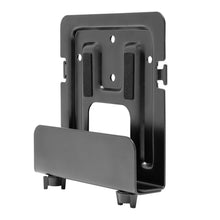 Luxorparts beslag til Apple TV og medieafspillere sorterer metal med flad bund, sideflanger og skumpuder.