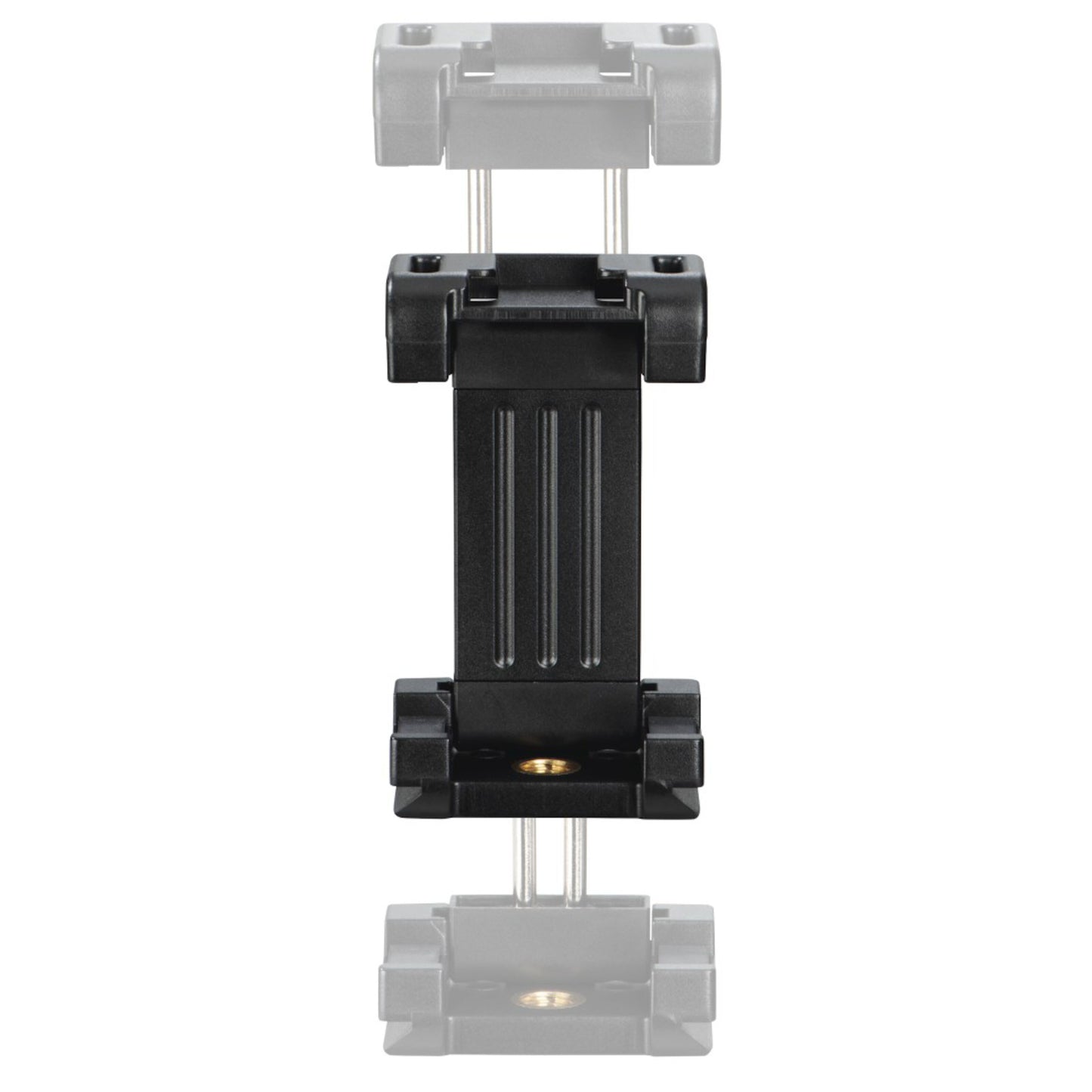 Hama 49 BD LED-belysning til mobil/kamera med justerbar sort mobilholder og delvist udstrakte arme.