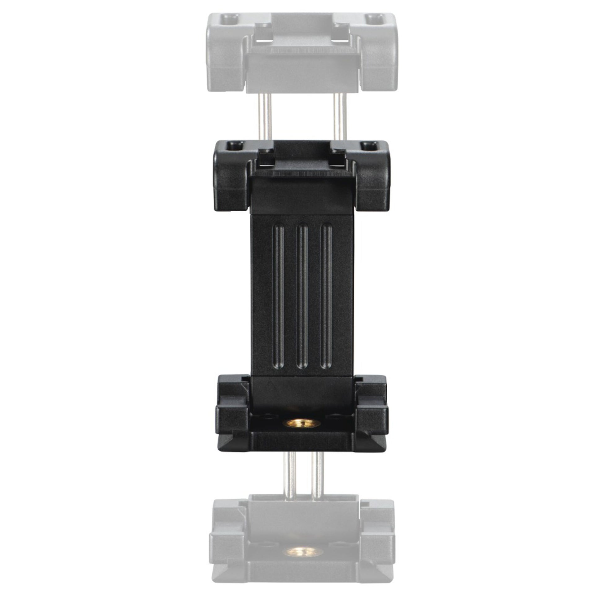 Hama 49 BD LED-belysning til mobil/kamera med justerbar sort mobilholder og delvist udstrakte arme.