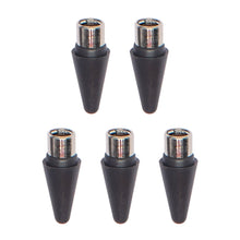 5 slags Udskiftningsspidser til Aktiv stylus, sølvfarvet top, 5-pack, kompatibel med iPad.
