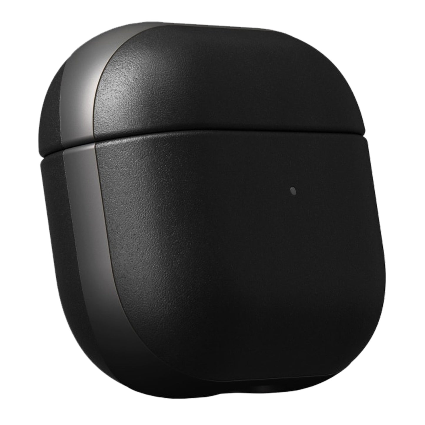 Nomad Moderne læderetui til AirPods Series 3 (2021) sort Horween-læder med LED-indikator på fronten.
