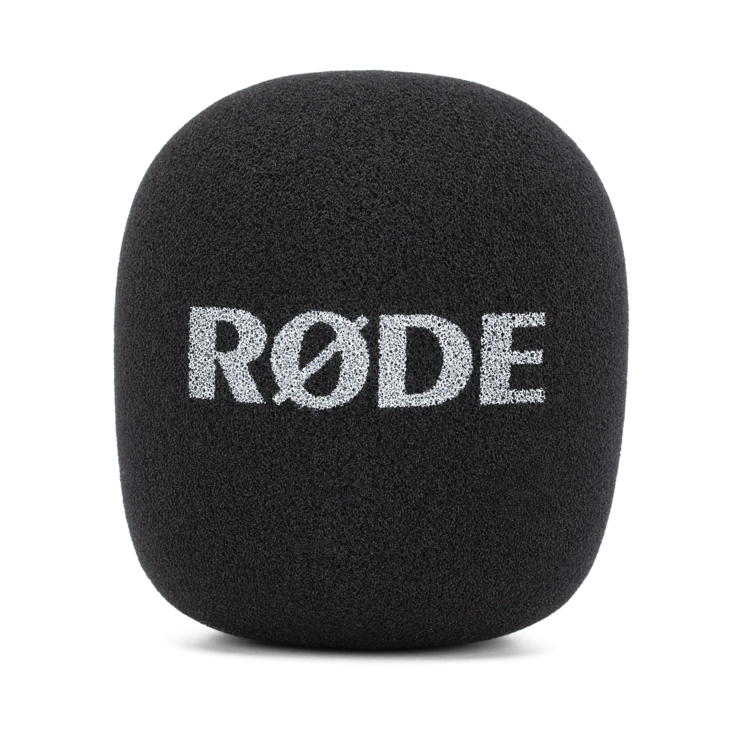 RØDE Interview GO sort skum mikrofonstødpude med hvidt RØDE-logo kompatibel med Interview GO, Wireless GO og adapter.