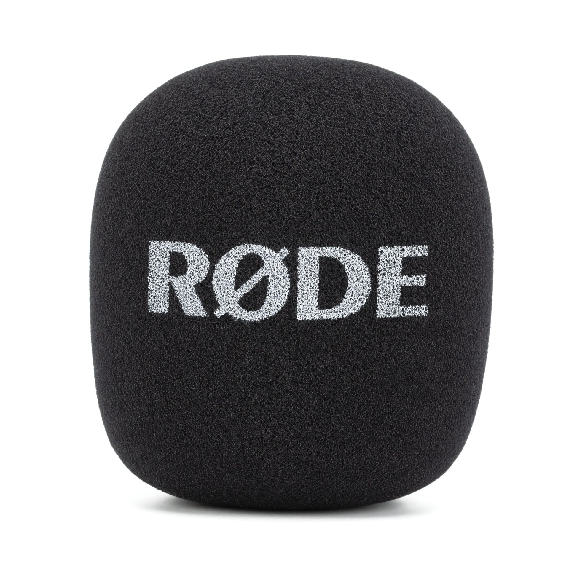 RØDE Interview GO sort skum mikrofonstødpude med hvidt RØDE-logo kompatibel med Interview GO, Wireless GO og adapter.