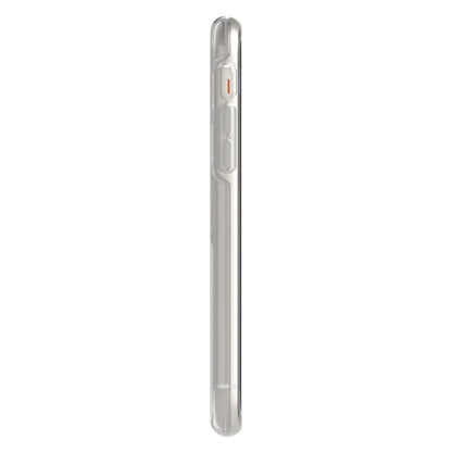 Otterbox Symmetry mobilcover iPhone 11 klar set fra siden med tydelige volumen- og mute-knapper samt synlige kanter.