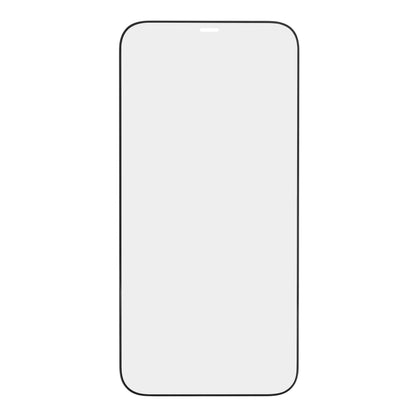 IPhone 12 Pro Max set forfra med blank grå skærm og afrundede hjørner til Elite Extreme Curved Skærmbeskyttelse.