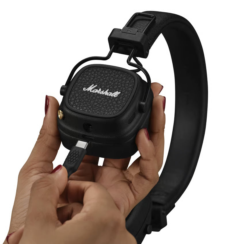 Marshall Major V trådløse on-ear-høretelefoner, Black
